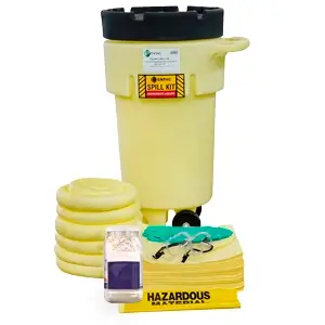 Kit Antiderrames 50 galones Derrames Agresivos HazMat con Tambor de Salvamento